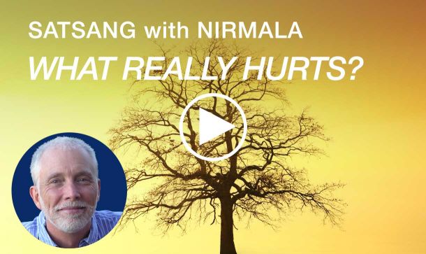 Video of Satsang with Nirmala: What Really Hurts?